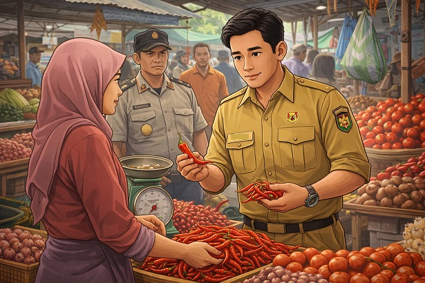 Wali Kota Tasikmalaya Sidak Pasar Cikurubuk, Pastikan Stok Aman