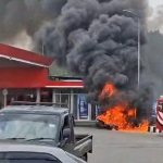 3 Motor Terbakar di SPBU Karangnunggal, Diduga Akibat Korsleting Listrik