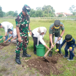 HUT ke-27 Kabar Priangan Diwarnai Aksi Tanam Pohon Buah di SLBN Bungursari