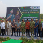 Masjid Al Gandara 87 di Serang Resmi Dibangun, Disertai Pembagian 1.100 Paket Sembako