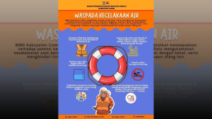 BPBD Ciamis Serukan Keselamatan Perairan, Warga Diminta Waspada