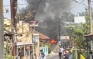 Kebakaran Rumah di Rancabango Tasikmalaya Picu Kepanikan Warga