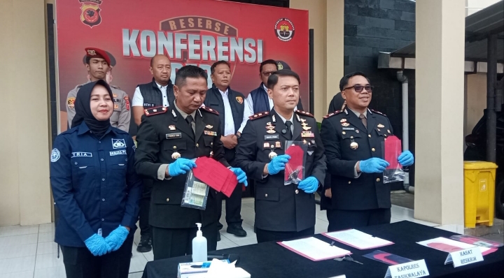 Dua Pencuri Motor Dibekuk Polres Tasikmalaya, Motor Korban Kembali dengan Modifikasi Gahar