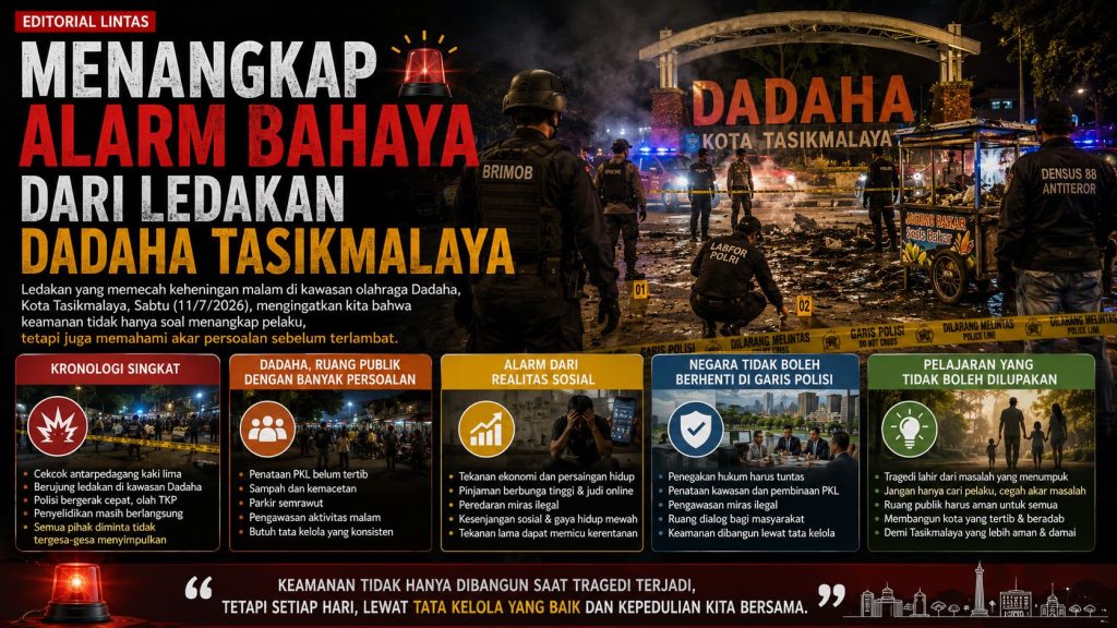 Alarm Bahaya Ledakan Dadaha Tasikmalaya