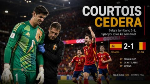 Hasil Spanyol vs Belgia