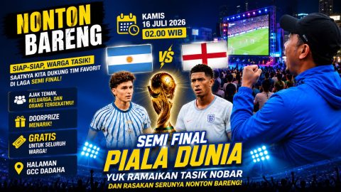 Nobar Semi Final Piala Dunia Tasikmalaya