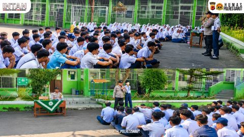 Polres Garut Edukasi Narkoba Bagi Siswa Baru