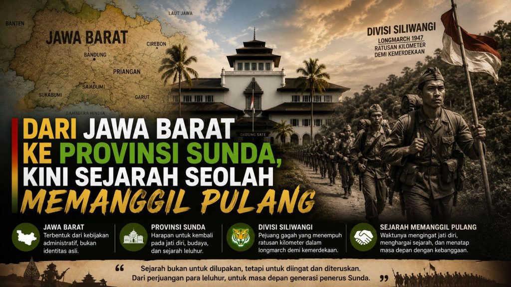 Provinsi Sunda, Sejarah seolah Memanggil Pulang