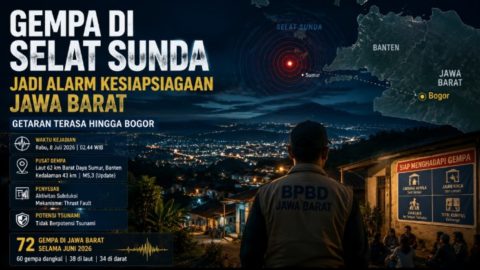gempa di selat sunda jabar waspada - berita lintas jabar