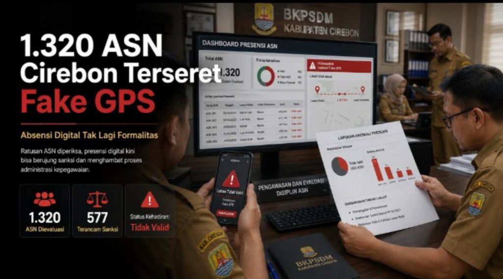 manipulasi absensi digital ASN